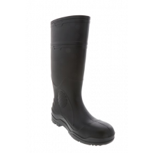 MCR Safety VBP12011 17" PVC Econ Boot,Mens,Plain toe,Blk 11 (1PR)