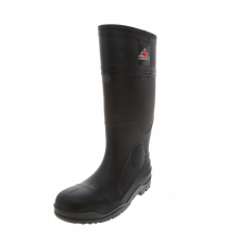 MCR Safety VBP12013 17" PVC Econ Boot,Mens,Plain toe,Blk 13 (1PR)