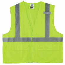 GloWear 8225HL S/M Lime Type R Class 2 Standard Solid Vest