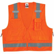 GloWear 8250Z 2XL/3XL Orange Type R Class 2 Surveyors Vest