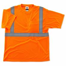 GloWear 8289 XS Orange Type R Class 2 T-Shirt