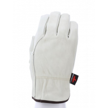 MCR Safety 3214L Cow Grain Drivers Glove W/Wing Thumb (1DZ)