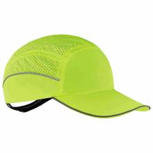 Skullerz 8955 Long Brim Lime Lightweight Bump Cap Hat