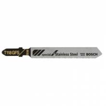 Bosch Power Tools T118GFS (Pk/5) Stainless Steel Bi-Metal Jigsaw Blades (5 PK)