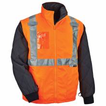GloWear 8287 L Orange Type R Class 2 Hi-Vis Jacket w/ Removable Sleeves