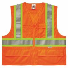 GloWear 8235ZX 4XL/5XL Orange Type R Class 2 Two-Tone X-Back Vest