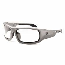 Skullerz ODIN Clear Lens Matte Gray Safety Glasses