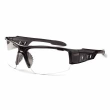 Skullerz DAGR Anti-Fog Clear Lens Black Safety Glasses