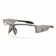 Skullerz DAGR Clear Lens Matte Gray Safety Glasses
