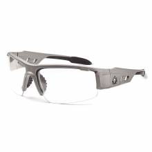 Skullerz DAGR Anti-Fog Clear Lens Matte Gray Safety Glasses