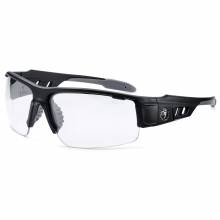 Skullerz DAGR Anti-Fog Clear Lens Matte Black Safety Glasses