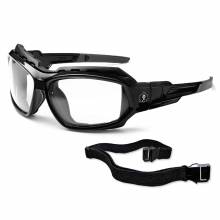 Skullerz LOKI Clear Lens Black Safety Glasses // Sunglasses