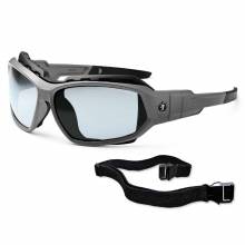 Skullerz LOKI In/Outdoor Lens Matte Gray Safety Glasses // Sunglasses