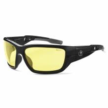 Skullerz BALDR Yellow Lens Black Safety Glasses
