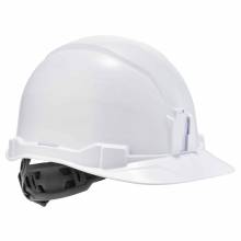 Skullerz 8970  White Class E Hard Hat Cap Style w/ Ratchet Suspension