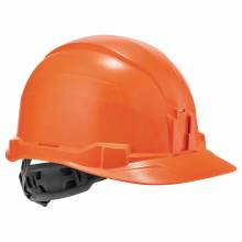 Skullerz 8970  Orange Class E Hard Hat Cap Style w/ Ratchet Suspension