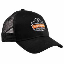 Ergodyne SNAP-CAP  Black Master Brand Snapback Hat with Mesh Back