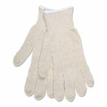 Memphis Glove 9636M Economy Weight White String Glove Men'S Medium (12 PR)