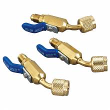 Yellow Jacket 1/4" 3 Pack Compact Ball Valve Adapter Hose - 45° 93842