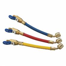 Yellow Jacket 25980 9" Flexflow And Low Loss Adapter Hoses 3-pak (25002, 25202, 25602)