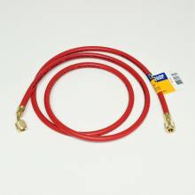 Yellow Jacket 21672 Plus II Hose Standard 1/4" Flare Fittings, 72", Red