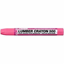 Markal 80462 #500 Fluorescent Pink Lumber Crayon (12 MKR)