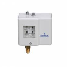 Emerson PS1-Y5K Single Adjustable Pressure Control, Manual Reset, Pressure Range 9 to 102 psig, 3 ft. cap tube w/ 1/4" flare nut connection