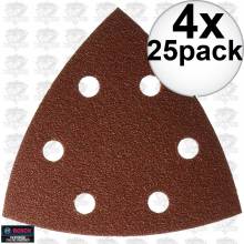 BOSCH SDTR041 Detail Triangle Red 40 Grit 50 Pack 