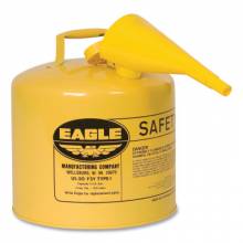 Eagle Mfg UI50FSY Eagle Mfg Type 1 Safety Can With Funnel