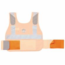 Chill-Its 6240  Orange Phase Change Cooling Vest Elastic Extenders