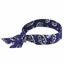 Chill-Its 6700  Navy Western Evap. Cooling Bandana - Polymer Crystals - Tie