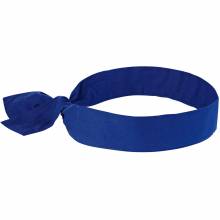 Chill-Its 6700  Solid Blue Evap. Cooling Bandana - Polymer Crystals - Tie