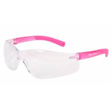 MCR Safety BK220 BearKat 2 Small, Pink Temples Clear Lens (1PR)