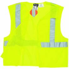 MCR Safety CL2MLL Class 2, Tear-Away, Poly Safety Vest, 2 (1EA)