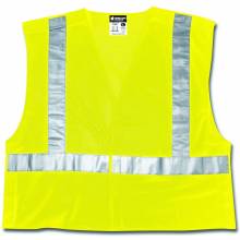 MCR Safety CL2MLXL Class 2, Tear-Away, Poly Safety Vest, 2 (1EA)