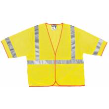 MCR Safety CL3MLX3 Class 3, Lime Mesh Vest, 2" Silver Tape (1EA)