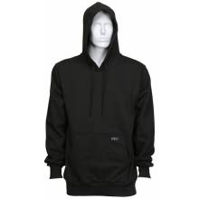 MCR Safety SS2BKS FR Hooded Sweatshirt Pullover Black S (1EA)