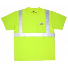 MCR Safety STSCL2MLX3 Class 2,T-Shirt,Birdeye,Wicking X3 (1EA)