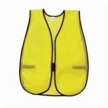 MCR Safety V200 Poly, Mesh Safety Vest, 18 X 47, LIME (1EA)