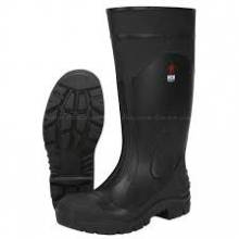 MCR Safety VBS12014 17" PVC Econ Boot,Mens,Steel Toe,Blk 14 (1PR)