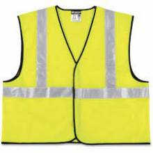 MCR Safety VCL2SLL Lime Green, Class 2, Economy Vest (1EA)