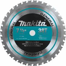 Makita A-93821 7‑1/4" 38T Carbide‑Tipped Saw Blade, Ferrous Metal