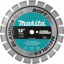 Makita A-94655 14" Diamond Blade, Segmented, Soft Material
