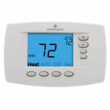 Programmable, 4H/2C, Easy Reader Blue Digital Thermostat