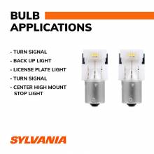 Sylvania 1156 White Syl Led Mini Bulb, 2 Pack