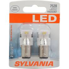 Sylvania Automotive 31180 Sylvania 7528 White Syl Led Mini Bulb, 2 Pack