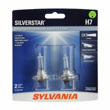 Sylvania Automotive 36358 Sylvania H7 Silverstar Halogen Headlight Bulb, 2 Pack