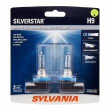 Sylvania Automotive 36364 Sylvania H9 Silverstar Halogen Headlight Bulb, 2 Pack