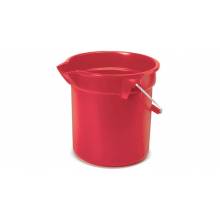Rubbermaid FG261400RED 14 QT ROUND BUCKET, RED