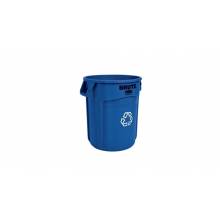 Rubbermaid FG262073BLUE VENTED BRUTE® RECYCLING 20 GAL BLUE